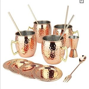 Moscow Mule Copper Mugs - Set of 4